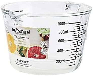 Wiltshire New Glass Measuring Jug, 1000 ml Capacity