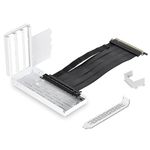 LIANLI O11DE-1W Vertical Graphics Card Holder for O11 Dynamic EVO White, PCI-E 4.0 Riser Cable Included - O11DE-1W