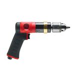 Chicago Pneumatic CP9286C 1/2"(13 mm) KEY DRILL 0.48 hp - 600 rpm Heavy Duty Performance Air Powered 600 RPM with Ergonomic Rubber Handle (Red & Black)