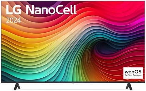 LG Nanocell TV 2024 | 50NANO81 | 50 Pouces | UHD | Processeur α5 Gen7 AI 4K, Bleu foncé