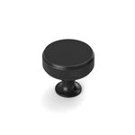 homdiy 10 Pack Black Kitchen Cabinet Knobs Knurled Drawer Knobs Drawer Pulls Kitchen Cabinet Handles Aluminum Cupboard Knobs