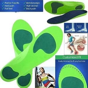 Orthotic Insoles with Arch Support, UK Size 5-6.5