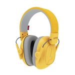 Alpine Muffy Kids - Hearing Protection - CE & ANSI Certified - Adjustable for Ages 3-16 years - Noise Cancelling Headphones - 25dB Sound Reduction Ideal for Protection and Concentration Aid - Yellow