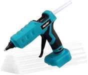 Mellif Cordless Hot Glue Gun for Makita 18V Battery, Handheld Electric Power Glue Gun Full Size for Arts & Crafts & DIY with 20 0.43" Glue Sticks (Battery Not Included)