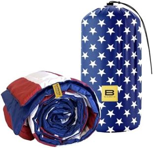Big Blanket Co XL Outdoorsy Americana | 8' x 8' Extra Large Outdoor Blanket | Waterproof Giant Picnic & Camping Blanket | Portable, Packable, Machine Washable