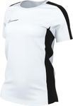 NIKE DR1338-100 W NK DF ACD23 TOP SS T-shirt Women's WHITE/BLACK/BLACK Size S