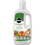 AMK® Miracle Gro Performance Organics Fruit & Veg Plant Feed 1L Concentrate Organic Liquid Plants Food Fertiliser All Purpose