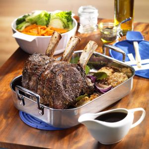 Le Creuset Stainless Steel Roaster, 35cm – Durable Oven Bakeware