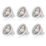 Simba Lighting LED MR16 3.5W 12V Light Bulb (6 Pack) 20W Halogen Spotlight Replacement for Landscape, Accent, Track Lights, Desk Lamps, BAB C, GU5.3 Bipin Base, 5000K Daylight, Not Dimmable