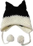 Women's Hat Cat Ear Crochet Braided