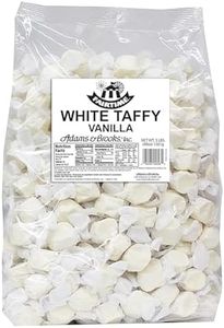 Fairtime White Vanilla Taffy, 3 Pound Bag (Pack of 1) - Individually Wrapped Saltwater Taffy Candy Bulk Pack - Soft & Chewy Candy Gifts for Wedding, Candy Bowl, Party, Buffets, Birthday or Goodie Bags