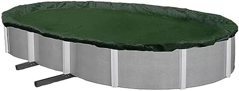 Blue Wave Silver 12-Year 12-ft x 20-ft Oval Above Ground Pool Winter Cover