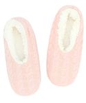 Panda Bros Women Super Soft Slipper Socks with Non Slip Indoor Hospital Slippers Fleece Lined Socks