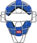 Rawlings | LIGHTWEIGHT Umpire/Catcher's Facemask | Baseball/Softball | Adult | Royal