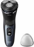 Philips Shaver 3000 Series Wet & Dry Electric Shaver for Face & Head, Pop-up Trimmer, 5D Pivot Heads, 60min Runtime, S3144/00