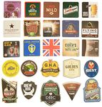 Pub Paraphenalia Traditional Beer Mats, Multi-Colour, Pack of 25