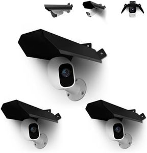 Universal Security Camera Sun Rain Cover Shield, Waterproof Protective Roof for Surveillance Camera, Outdoor Camera Shade Covers for Dome, Bullet Cameras(3 Pack)