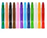 12 Colors Face Paint Crayons for Kids, Face & Body Paint Sticks, Halloween and Party Makeup, Non-Toxic Washable Face Painting, Water Based Twist up Face Painting Crayons