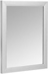 Amazon Basics Rectangular Wall Mirror 41 x 51 cms - Standard Trim, Nickel