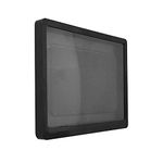 QYLJZB Shower Ipad Holder,Upgrade Holders 360° Rotation,Waterproof Screen Sealed Tablet Holder Prevent Fog HD Touch Screen Wall Mounted Ipad Case(Black)