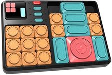 SUMSYNC Super Slide Puzzle Brain Game, Magnetic Sliding Block Brain Teaser Puzzles with 500+ Levels Handheld Electronic Games, Logic Training Klotski Travel Toys for Kids and Adults