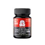 CheongKwanJang [Korean Red Ginseng Extract Capsules Plus -All-in-1 Focus Pills for Men & Women, Natural Energy Supplements,Circulation, Immune Support, Brain Booster - 30 Capsules