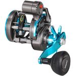 Burning Shark Fishing Reel Round Baitcasting Reel, Smooth Powerful Line Counter Reel, Saltwater Inshore Surf Trolling Reel, Conventional Reel for Catfish, Musky, Bass, Pike- ECTC15L