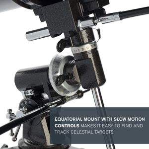 Celestron PowerSeeker 127EQ Telescope – Reflector with Tripod