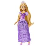 Mattel Disney Princess Toys, Rapunzel Fashion Doll, Sparkling Look with Blonde Hair, Blue Eyes & Tiara Accessory, Inspired by the Movie Tangled