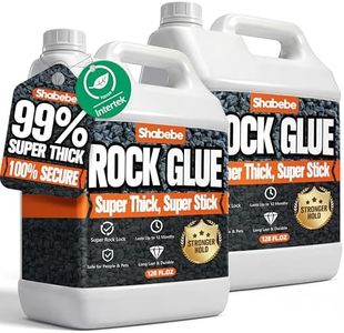 Shabebe Rock Glue, 99% Super Thick 2Gallon Mulch Glue for Landscaping, Lasts Up to 2 Years, Non-Toxic Super Stick of Pea Gravel Stabilizer Landscape, Gravel Binder for Pebble, Pine Straw for Gardens