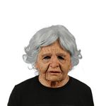 Halloween Old Granny Mask Realistic Old Man Masks Creepy Human Latex Masks Holiday Cosplay Costumes Masks Party Props