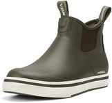 HISEA Men's Deck Rain Boots Saltwat