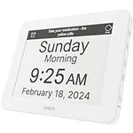 Robin Clock 2024 with Day and Date 