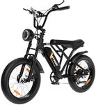 HITWAY Electric Bicycle, 20 * 4.0 inch Off-Road EBIKE for Adults with 250W Motor and 48V 15Ah/2 * 48V13Ah Battery, 7 Speed Snow Bike range 45-150 km