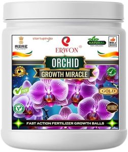 Erwon® Orchid GROWTH MIRACLE Fertilizer, Fast Action Organic Granules for rapid Growth and Heavy Flowering. (200 gm)