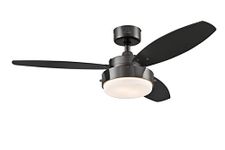 Westinghouse Lighting 7221500 Alloy Ceiling Fan with Light, 42 Inch, Gun Metal