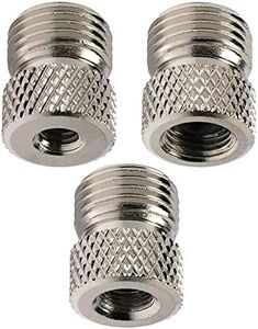 HUBEST 3 Set of Airbrush Hose Adaptor Fitting 1/8" Male to Badger Paasche Aztec Airbrush