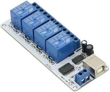 SainSmart USB 4 Channel DC 12V Relay Module Automation for Arduino Raspberry Pi DSP AVR PIC ARM