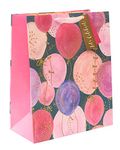 UK Greetings Large Gift Bag for Her/Friend - For Birthdays, Thank You & Other Events - Pink Balloons Design