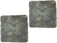 Athens Butterfly Stepping Stones, Cypress, Pack of 2