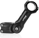 CYSKY Bike Adjustable Stem 31.8 130mm 0-60° Degree Aluminum Alloy MTB Stem Handlebar Stem for Mountain Bike, Road Bike, MTB, BMX, Cycling (130mm)