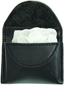 Hero's Pride AirTek Glove Pouch, Tactical Leather Glove Holder for Duty Belt, Three Sections for Multiple Glove Storage, Secure Fit, Lightweight and Scratch Resistant