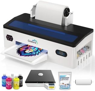 Godora DTF Printer - A3 DTF Transfer Printing Machine, Direct to Film Printer with White Ink Circulation System, DIY Print for Dark and Light Clothing(Includes Oven)