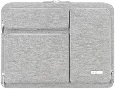 Lacdo 360° Protective Laptop Sleeve Case for 14 inch HP Chromebook 14 / X360 14a / HP Stream 14, Acer Swift/Chromebook 314, 14" IdeaPad Chromebook S330 ASUS Dell Portable Laptop Computer Bag, Gray