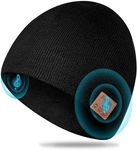 Dolxico Bluetooth Beanie for Men Beanies Hats Unique Mens Gifts Ideas Stocking Stuffers Adults Christmas Birthday Music Bluetooth Hat Personalized Gifts for Men Women Teens Black