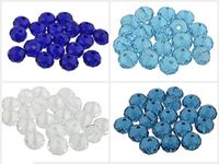 Goelx Crystal Swarovski Jewelry Making Beads Combo Pack of 400 (100 Each) - Pack 2