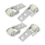 uxcell uxcell15mm Dia Wheel Sliding Door Track Guide Wheel Roller 4pcs