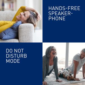 Panasonic Cordless Phone Quad Handset – Black