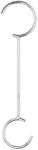 Case Pack of Circa Modern Plant Hooks, Chrome, 12"