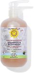 California Kids Super Sensitive Unscented Shampoo and Bodywash | 100% Plant-Based | Gentle Skincare for Kids | Fragrance Free Shampoo for Kids | Hypoallergenic Bodywash | 562 mL / 19 oz.